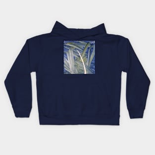 Abstract in Blue Kids Hoodie